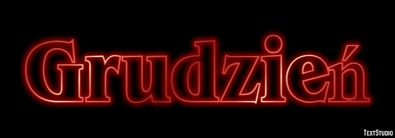 Grudzień Efekt tekstowy