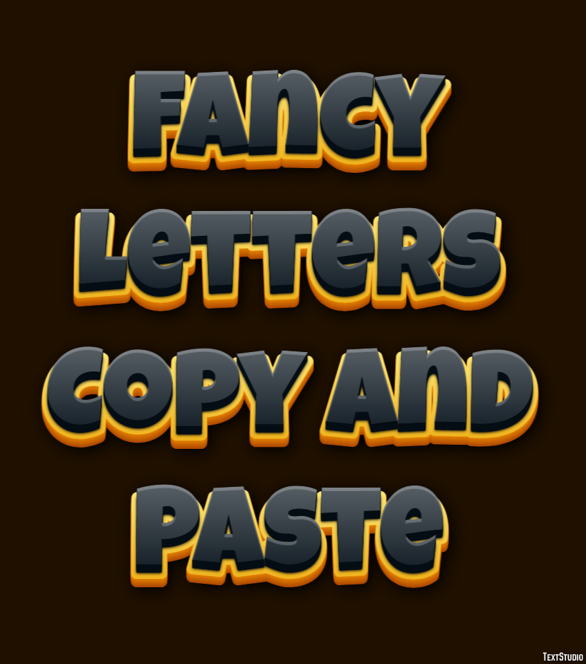 Fancy Letters Copy And Paste テキスト効果