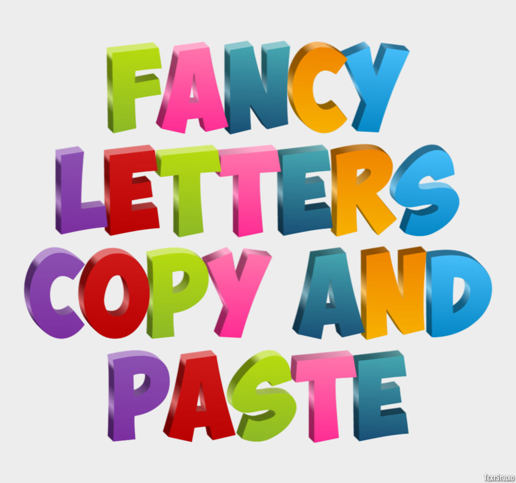Fancy Letters Copy And Paste テキスト効果