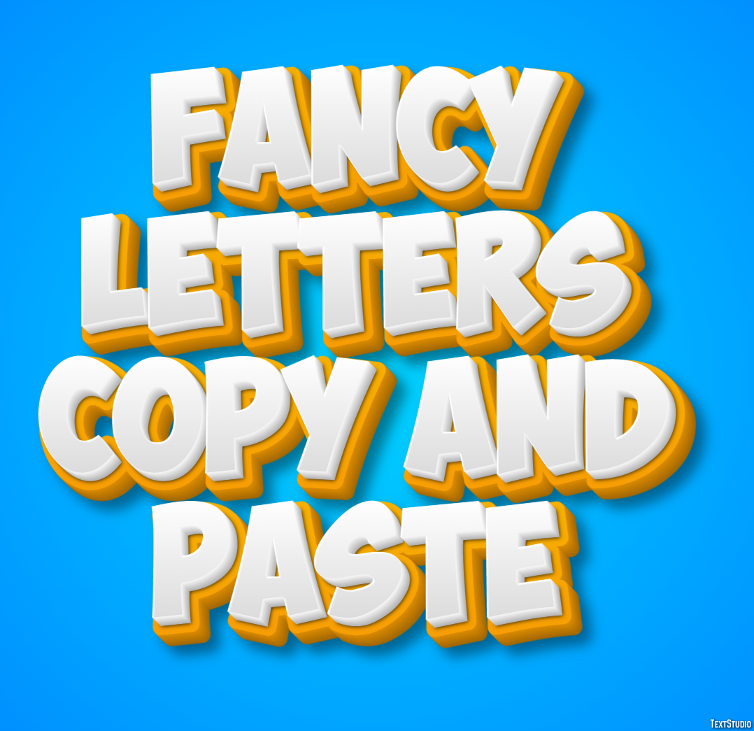 Fancy Letters Copy And Paste テキスト効果