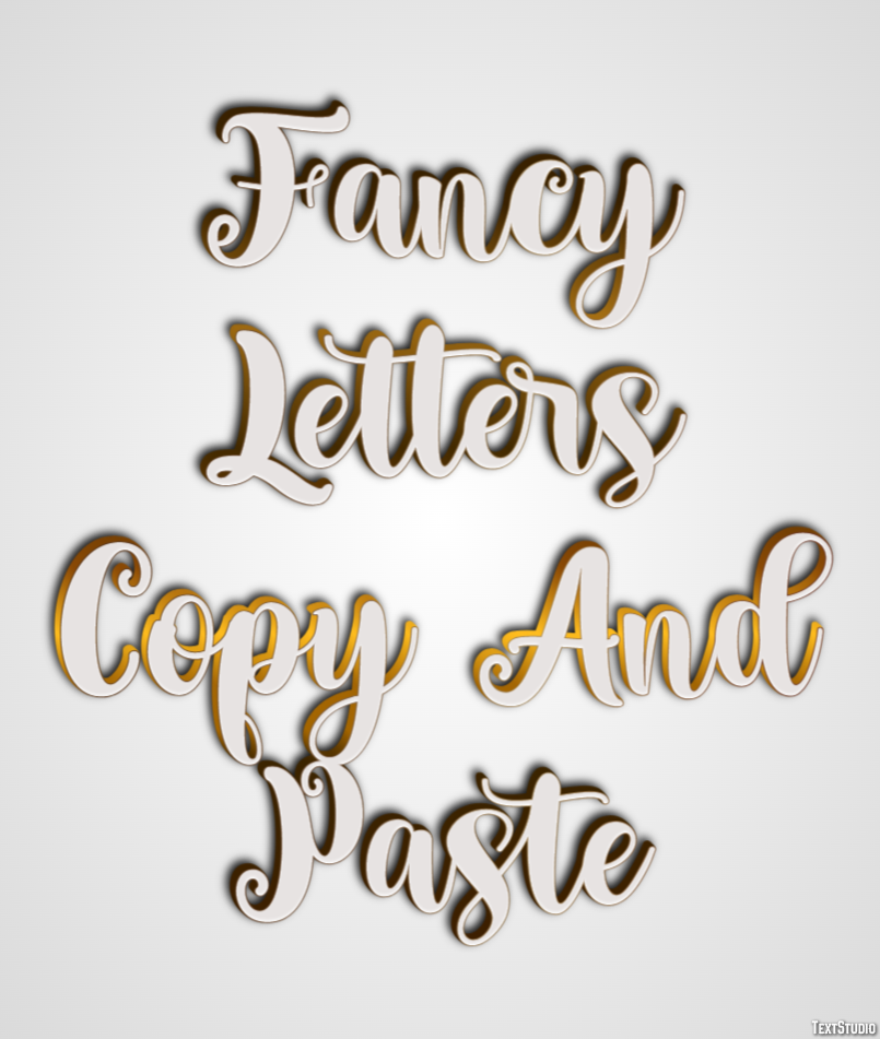Fancy Letters Copy And Paste テキスト効果
