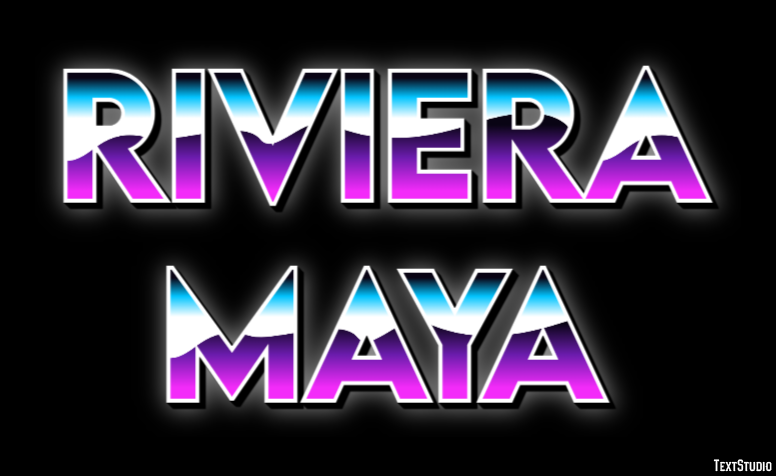 Riviera Maya Efekt tekstowy