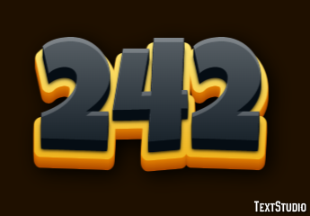 242 Efecto de Texto