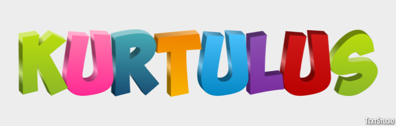Kurtuluş テキスト効果