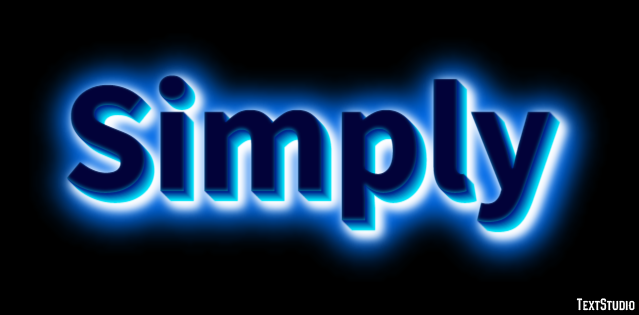 Simply Efeito de texto