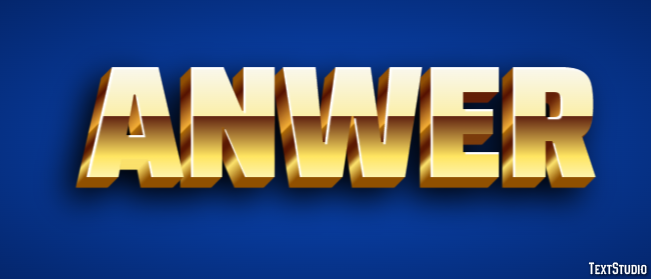 Anwer Text Effect