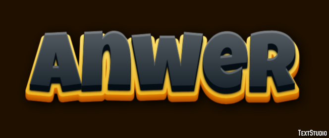 Anwer Text Effect