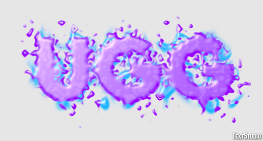 UGG Text Effect