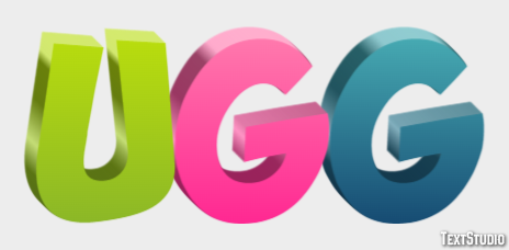 UGG Text effect