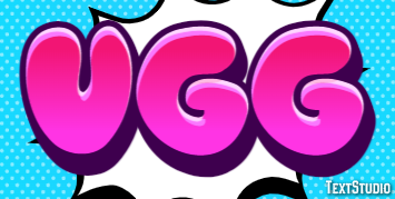 UGG Text effect