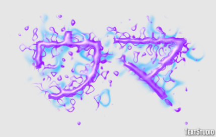 ウマ Efecto de texto