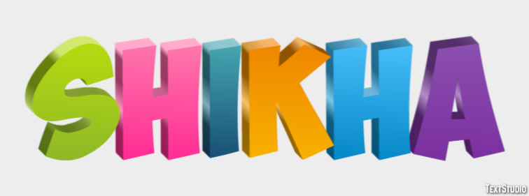 Shikha Text Effect