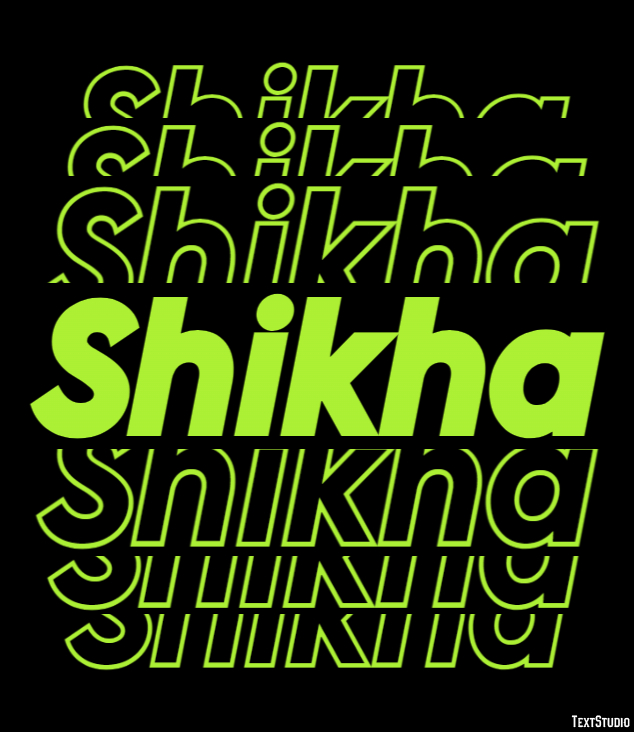 Shikha Text Effect