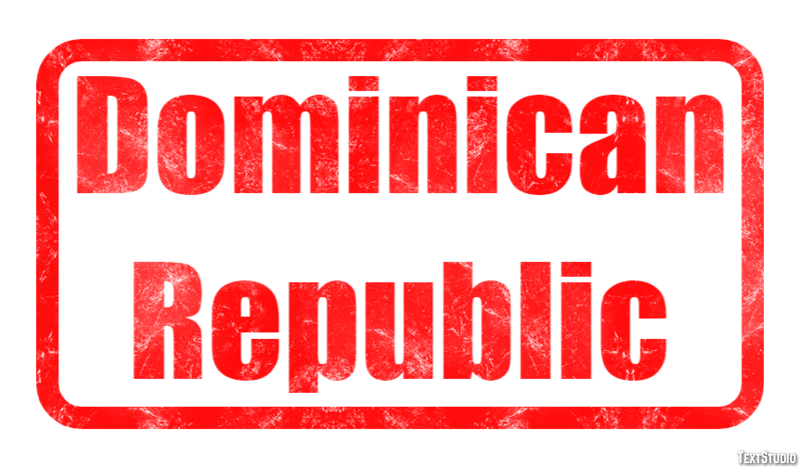 Dominican Republic Text effect