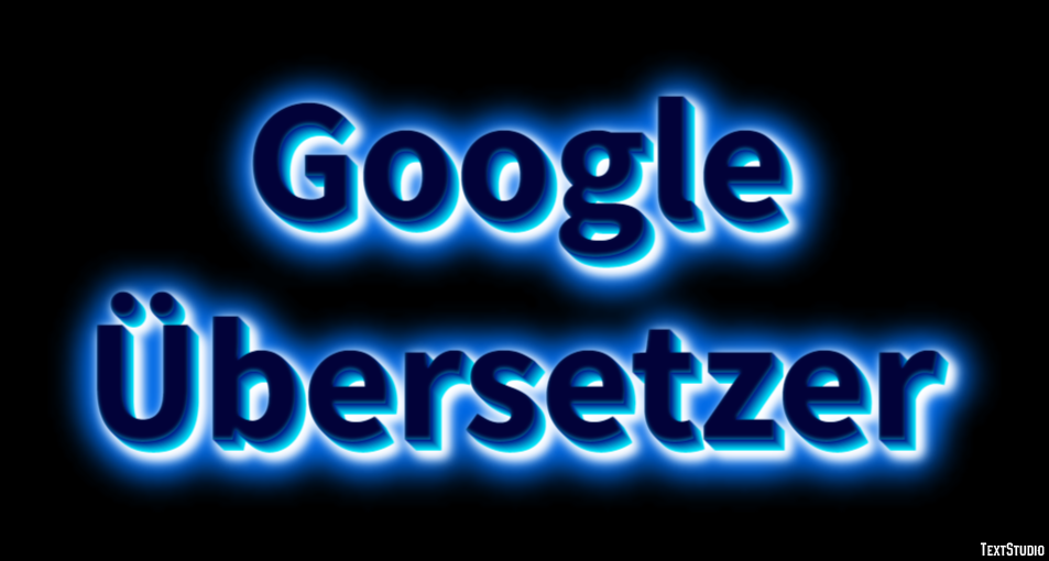 Google Übersetzer Efeito de texto