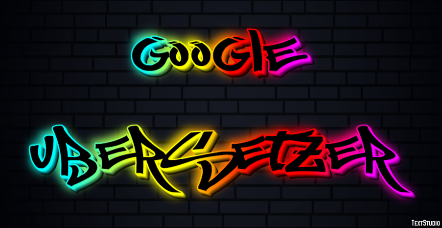Google Übersetzer Texteffekt