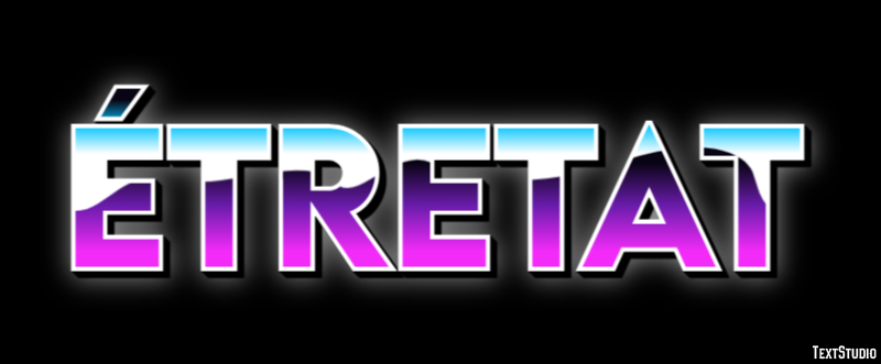 Étretat Effetto testo