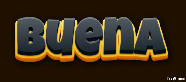 Buena Text effect