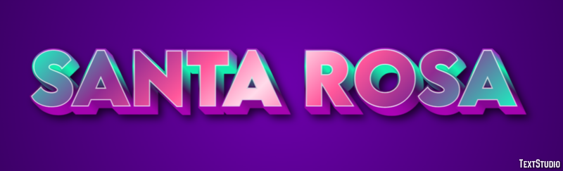 Santa Rosa Efekt tekstowy