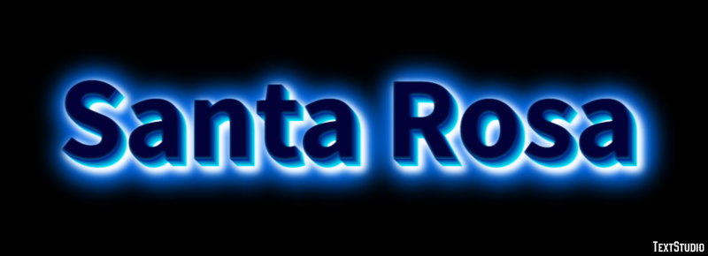 Santa Rosa Efekt tekstowy