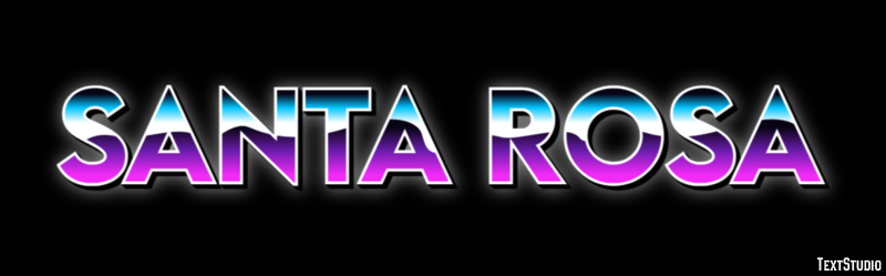 Santa Rosa Effet de Texte