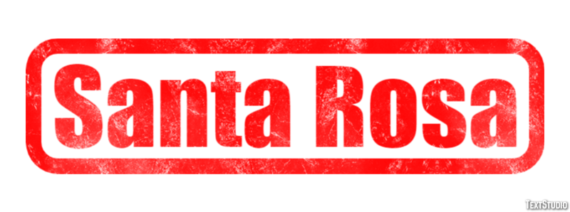 Santa Rosa Effet de Texte