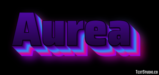 Aurea Effetto testo