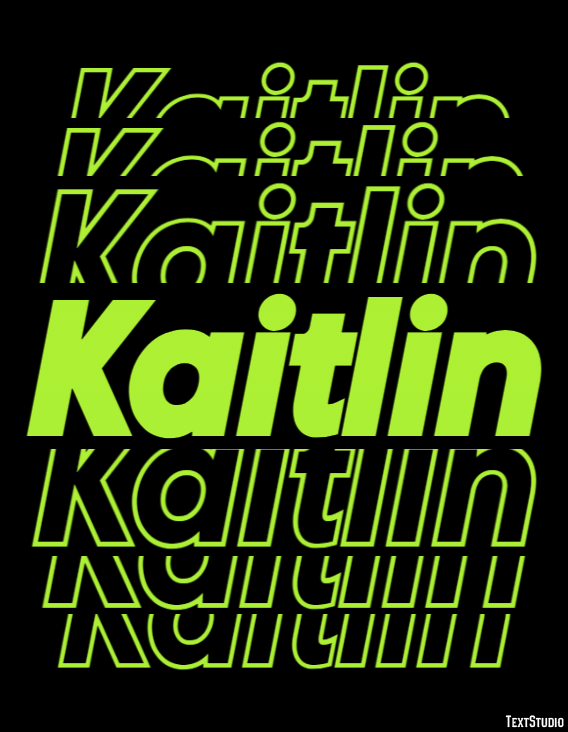 Kaitlin Efecto de Texto