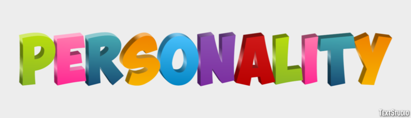 Personality Texteffekt
