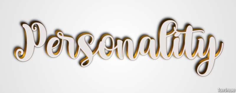Personality Texteffekt