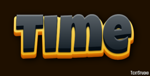 Time Effetto testo