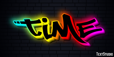 Time Effetto testo