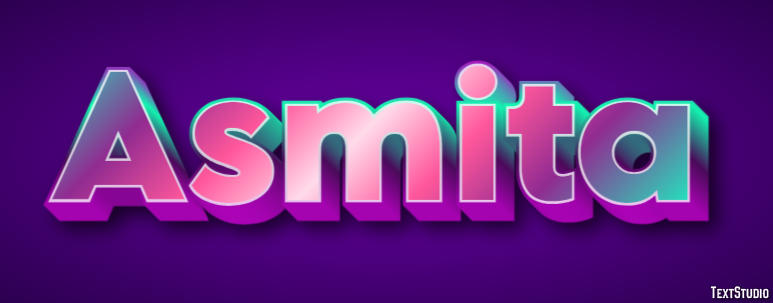 Asmita Text Effect