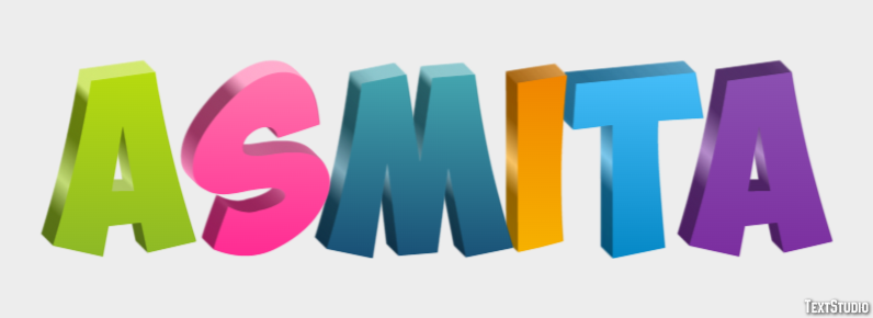 Asmita Text Effect