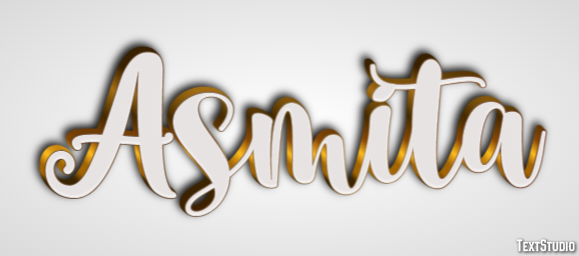 Asmita Text Effect