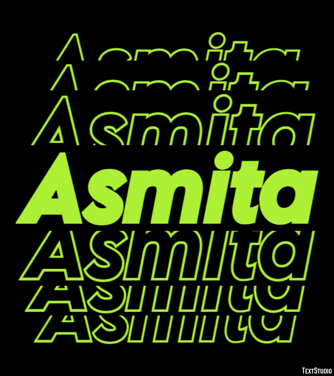 Asmita Text Effect