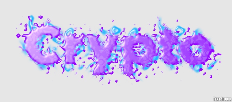 Crypto Efecto de Texto