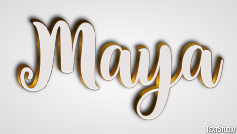 Maya Texteffekt