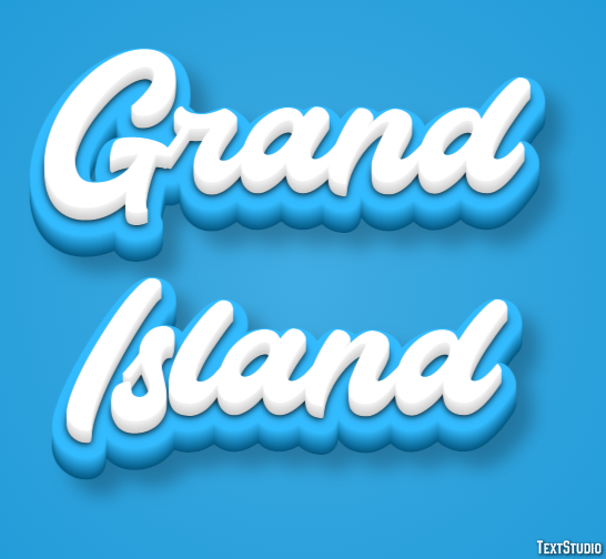 Grand Island Effetto testo