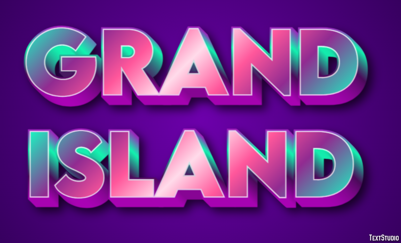 Grand Island Effetto testo