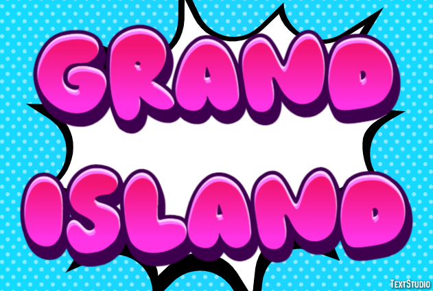 Grand Island Effetto testo