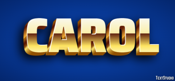Carol Text effect
