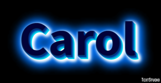 Carol Text Effect