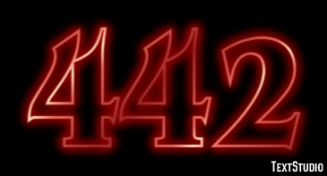 442 Text effect