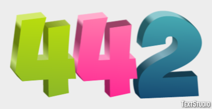 442 Texteffekt