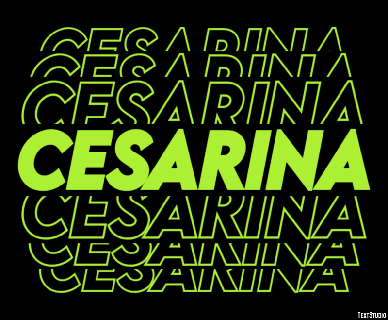 Cesarina Effetto testo
