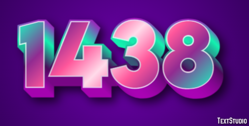 1438 Metin Efekti
