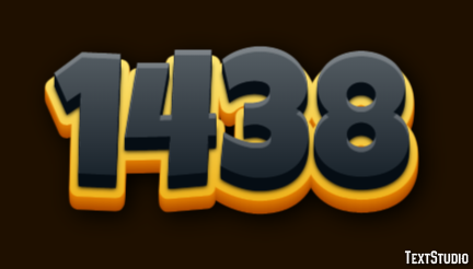1438 Metin Efekti