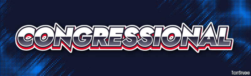 Congressional Text Effect