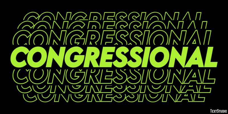 Congressional Text Effect